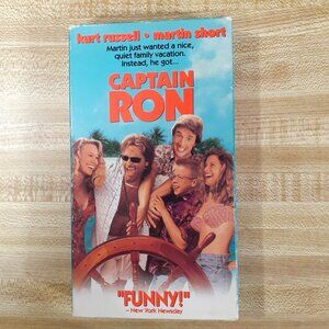 Captain Ron 1992 VHS Comedy Kurt Russell Martin Short Touchstone Disney Cult 90s
